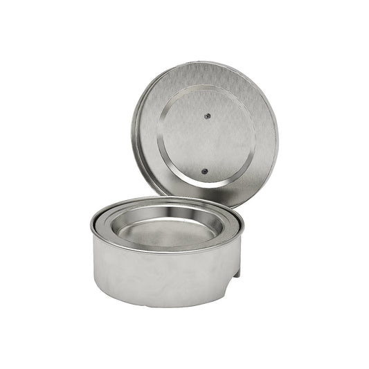 Small parts cleaner with earth connection, stainless steel, capacity 2 l.