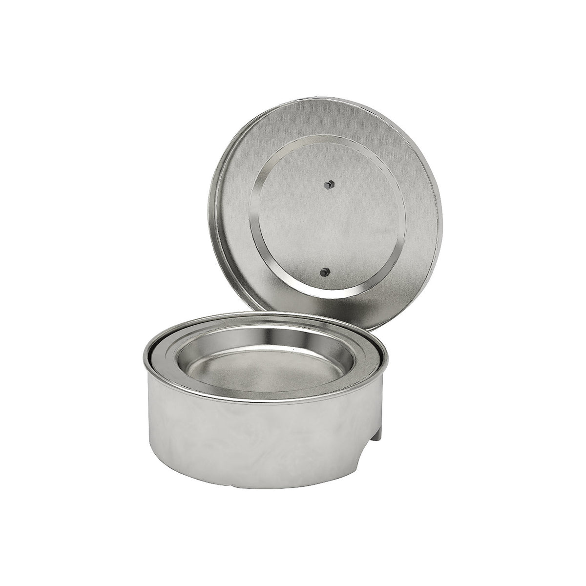 Small parts cleaner with earth connection, stainless steel, capacity 2 l.