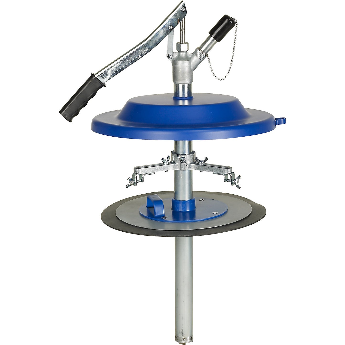 Grease filler, for greases up to NLGI 2, for 20 kg container, manual operation.