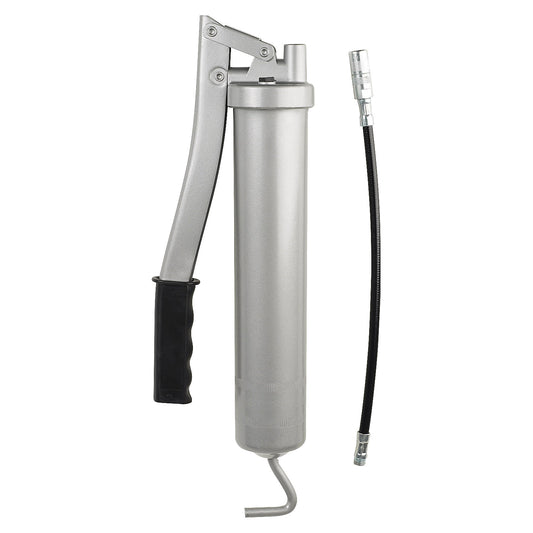 Hand lever grease gun, for greases up to NLGI 2 at 20 °C, pack of 10, LxWxH 400 x 360 x 145 mm.