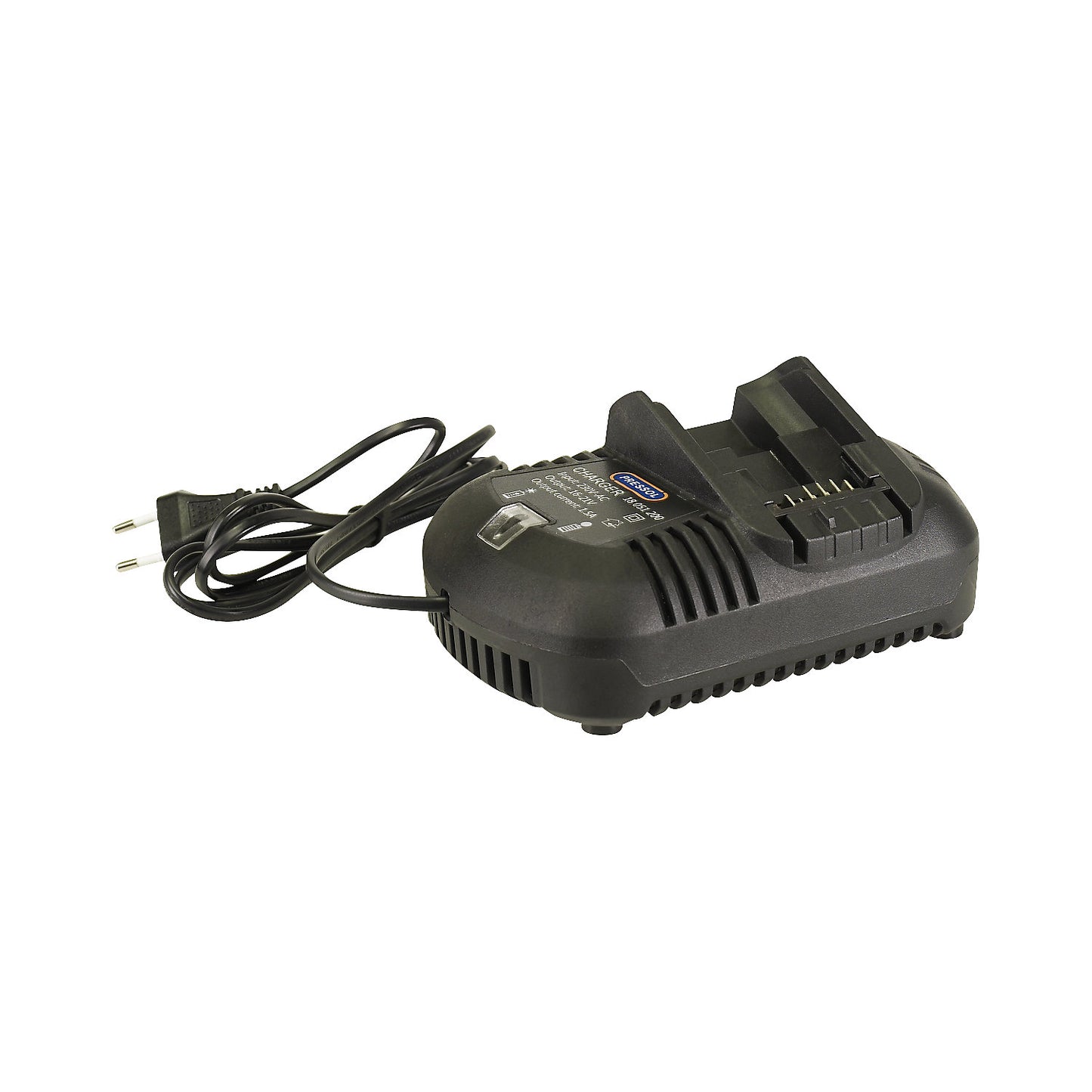 Battery charger, 230 V, for lithium ion rechargeable battery.