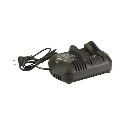 Battery charger, 230 V, for lithium ion rechargeable battery.