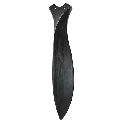 ECO AIRSCREW ceiling fan, rotor blade Ø 1520 mm, matt black / brass.