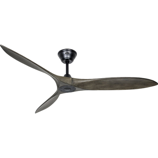 ECO AIRSCREW ceiling fan, rotor blade Ø 1520 mm, grey / matt black.