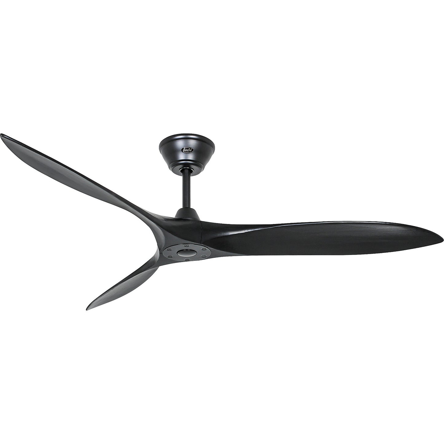 ECO AIRSCREW ceiling fan, rotor blade Ø 1520 mm, matt black / matt black.