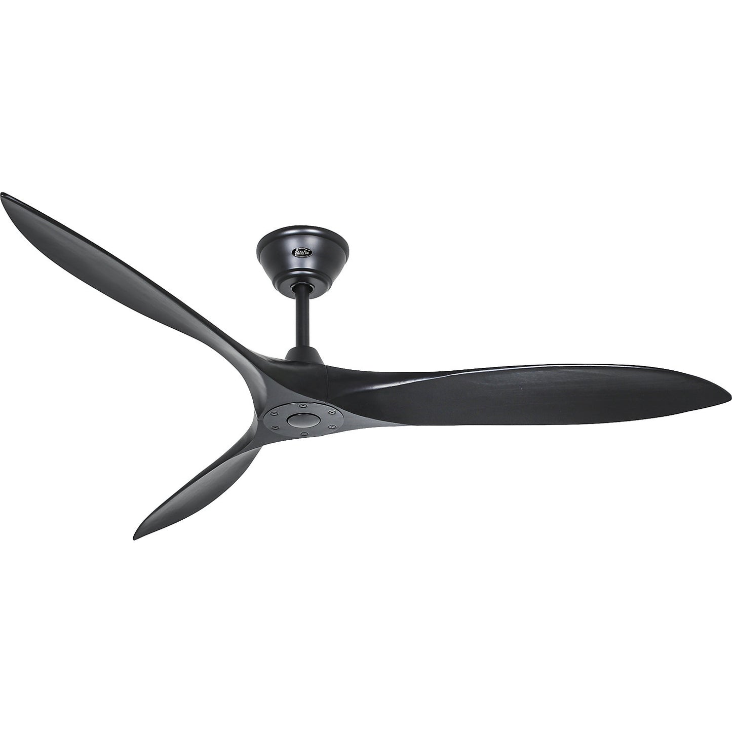 ECO AIRSCREW ceiling fan, rotor blade Ø 1520 mm, matt black / matt black.