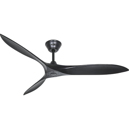ECO AIRSCREW ceiling fan, rotor blade Ø 1520 mm, matt black / matt black.