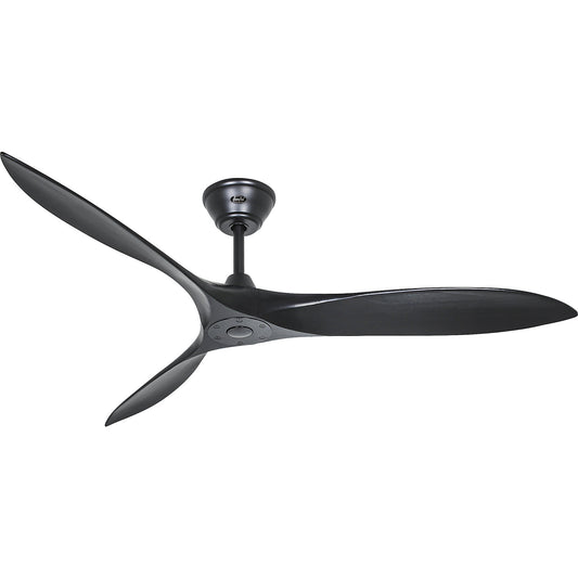 ECO AIRSCREW ceiling fan, rotor blade Ø 1520 mm, matt black / matt black.