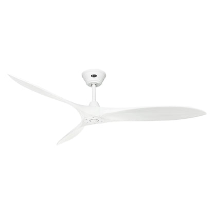 ECO AIRSCREW ceiling fan, rotor blade Ø 1520 mm, matt white / matt white.