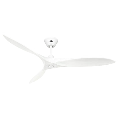 ECO AIRSCREW ceiling fan, rotor blade Ø 1520 mm, matt white / matt white.