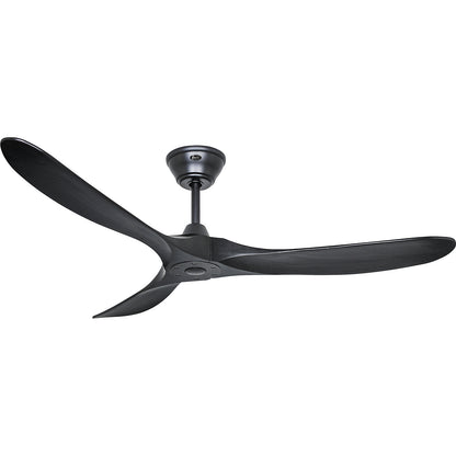 ECO GENUINO ceiling fan, rotor blade Ø 1520 mm, matt black / matt black.