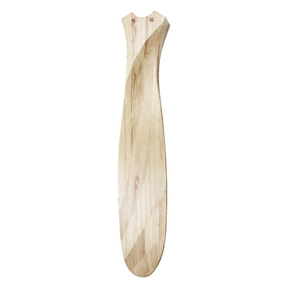 ECO GENUINO ceiling fan, rotor blade Ø 1800 mm, natural finish / matt black.