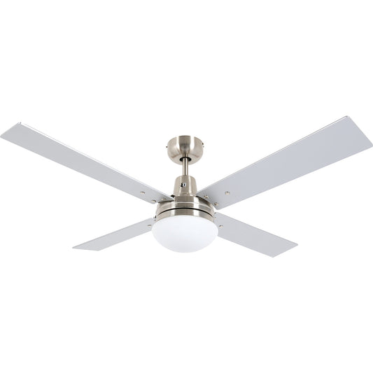 AIRFUSION QUEST II ceiling fan, rotor blade Ø 1220 mm, brushed chrome.