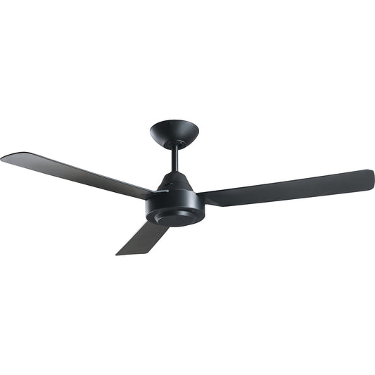 CALYPSO ceiling fan with wall switch, rotor blade Ø 1220 mm, black.