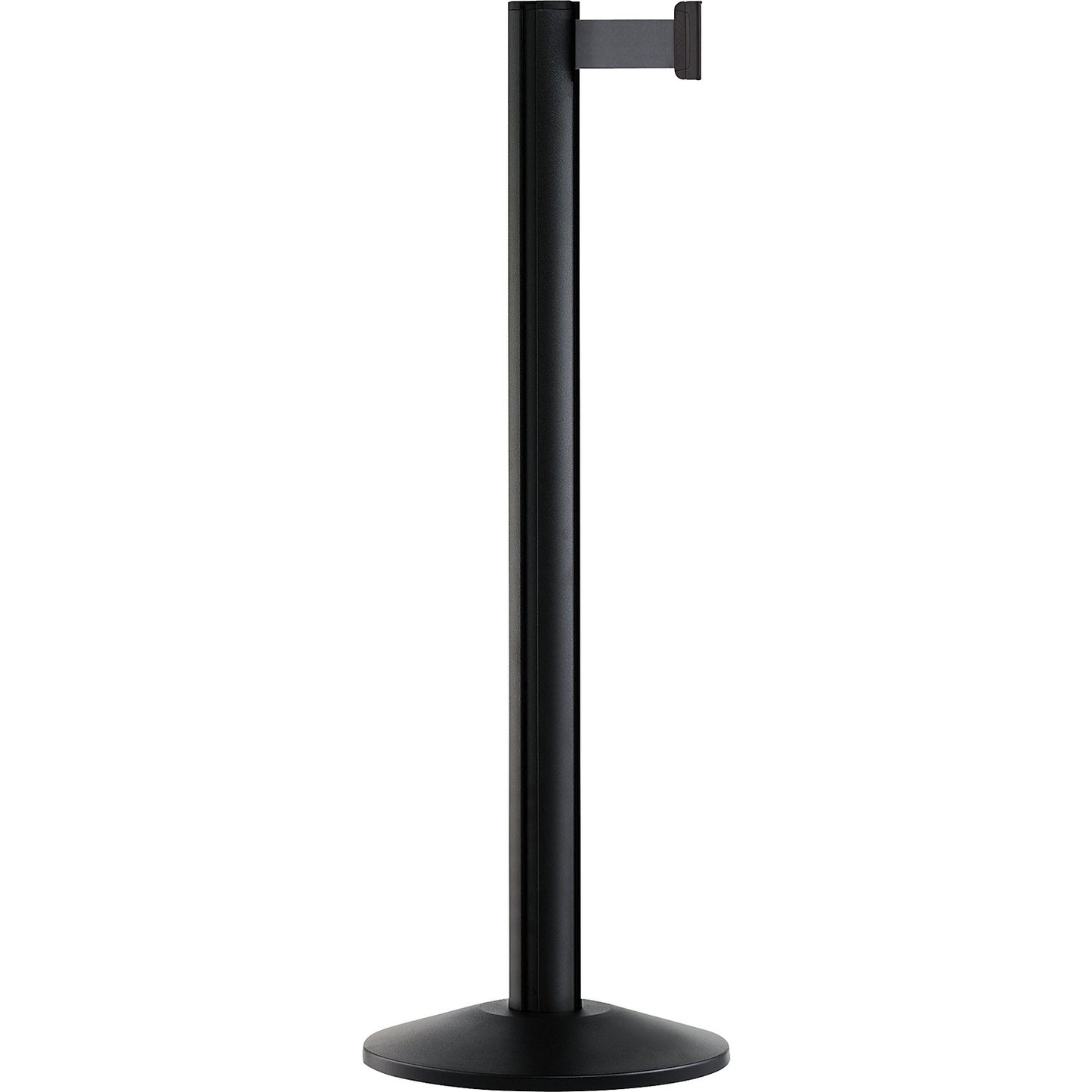 Beltrac EXTEND belt post, aluminium, post black, belt silver grey.