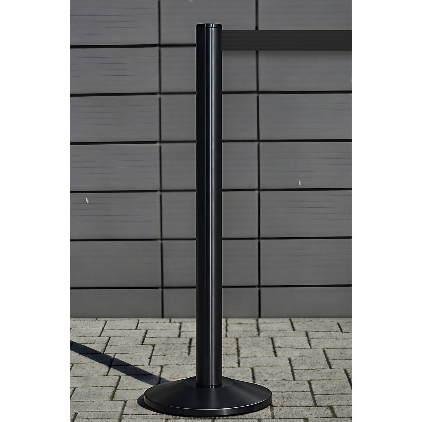 Beltrac EXTEND belt post, aluminium, post black, belt black.