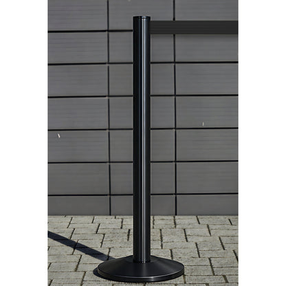 Beltrac EXTEND belt post, aluminium, post black, belt black.