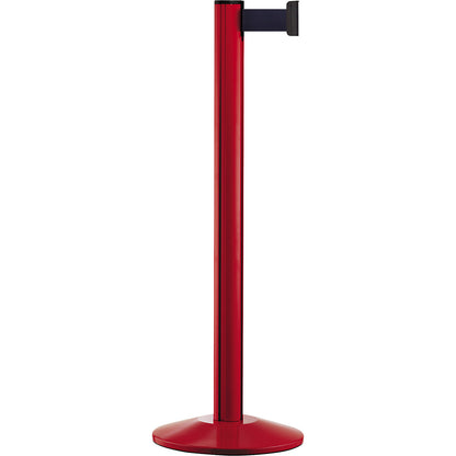 Beltrac EXTEND belt post, aluminium, post red, belt dark blue.