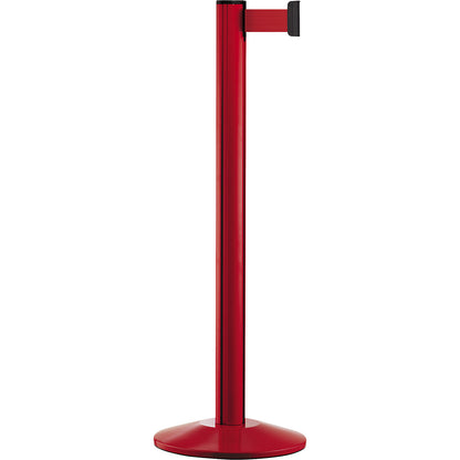 Beltrac EXTEND belt post, aluminium, post red, belt red.