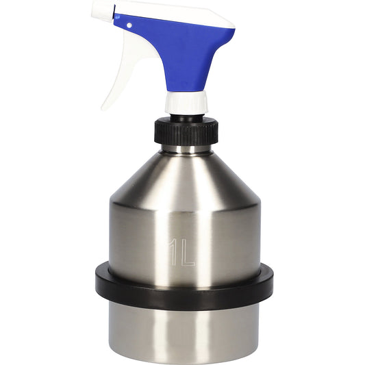 Spray bottle, stainless steel, capacity 1 l.