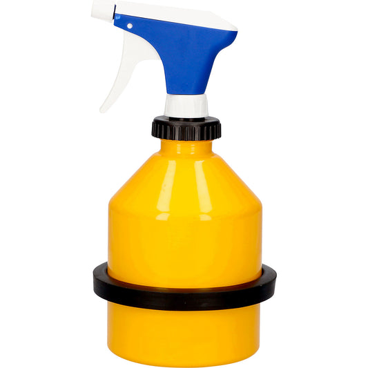 Spray bottle, yellow sheet steel, capacity 1 l.