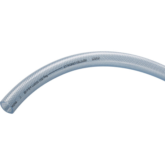 PVC hose, clear, 10 bar, per metre, 3/4'', internal Ø 19 mm.
