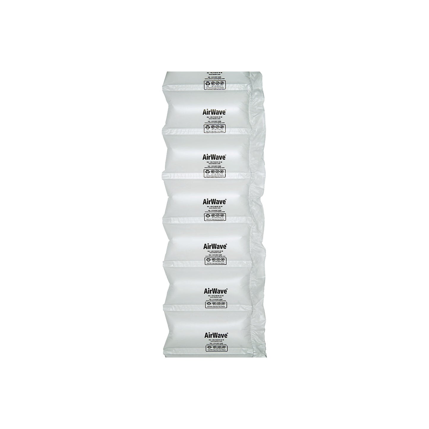 AirWave® air cushion film, PE film, length 700 m, WxH 210 x 100 mm.