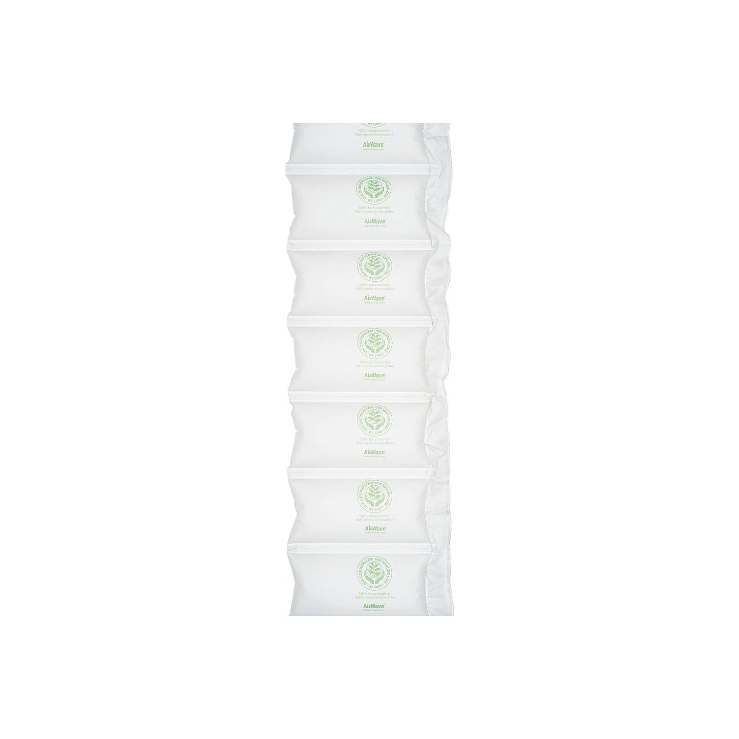 AirWave® air cushion film, bio film, length 500 m, WxH 210 x 100 mm.