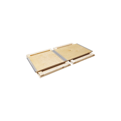 Wooden collapsible box, without runners, external LxWxH 1195 x 755 x 435 mm.
