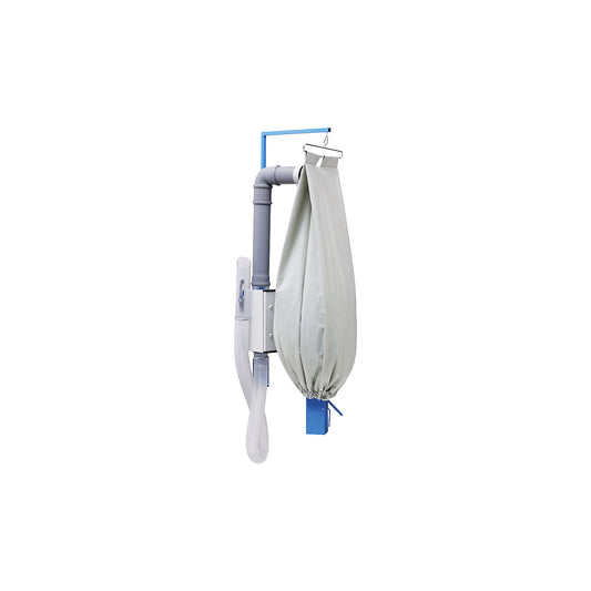 Filling station for loose fill vacuum, incl. hose and bag, 1800 x 420 x 600 mm.