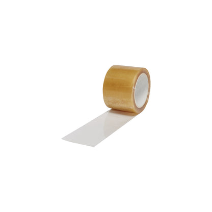 PP packing tape, extra wide, pack of 6 rolls, transparent, tape width 75 mm.