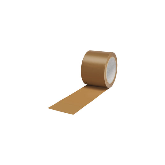 PP packing tape, extra wide, pack of 6 rolls, brown, tape width 75 mm.