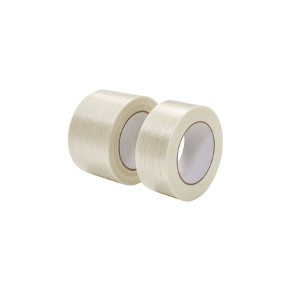 Reinforced tape, tear resistant, pack of 18 rolls, transparent, tape width 50 mm.