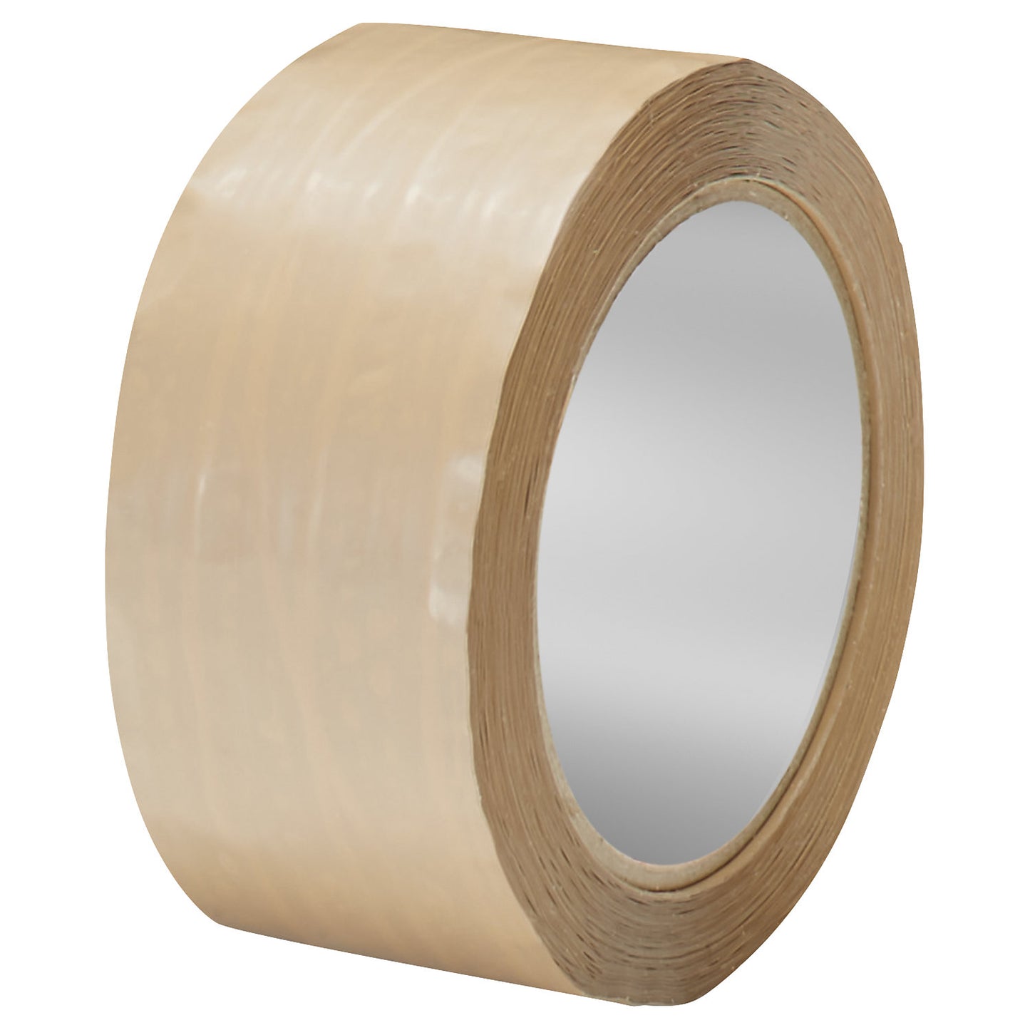 PVC packing tape, 55 µm, fibre reinforced, pack of 6 rolls, brown, tape width 50 mm.