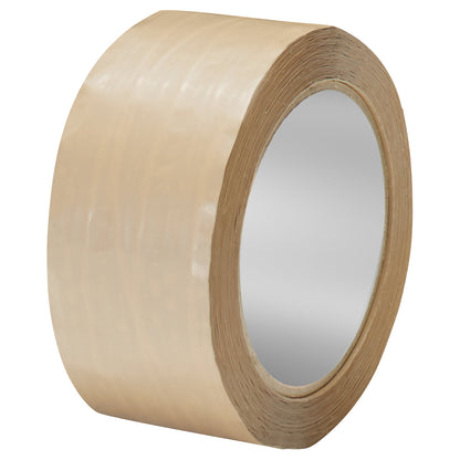 PVC packing tape, 55 µm, fibre reinforced, pack of 6 rolls, brown, tape width 50 mm.