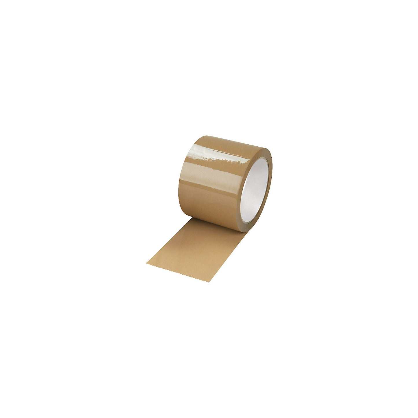 High-Tack PP packing tape, rubber, pack of 6 rolls, brown, tape width 75 mm.