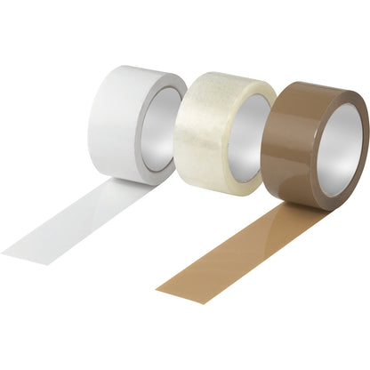 Polypropylene packing tape ratioTape, length 66 m, pack of 6 rolls, transparent, tape width 50 mm.