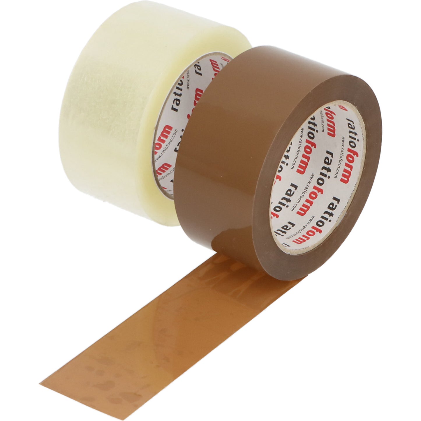 Polypropylene packing tape ratioTape, length 100 m, pack of 6 rolls, brown, tape width 50 mm.