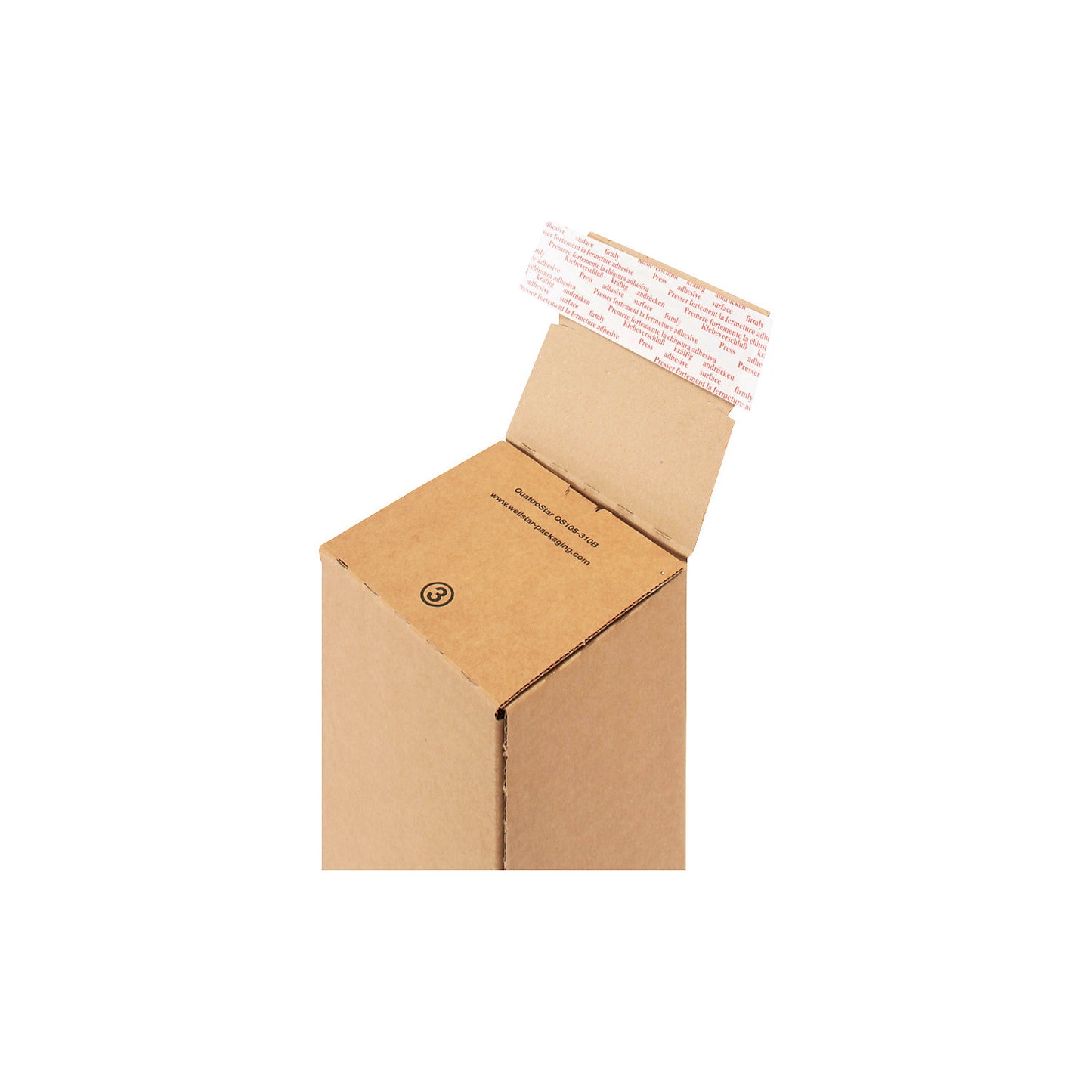 Postal sleeve, pack of 20, internal LxWxH 1005 x 105 x 105 mm, A0+, brown.