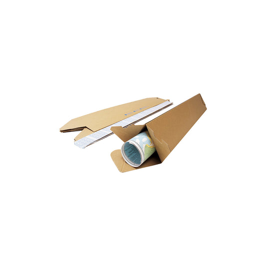 Postal sleeve, triangular, pack of 20, internal LxWxH 430 x 110 x 60 mm, A2.