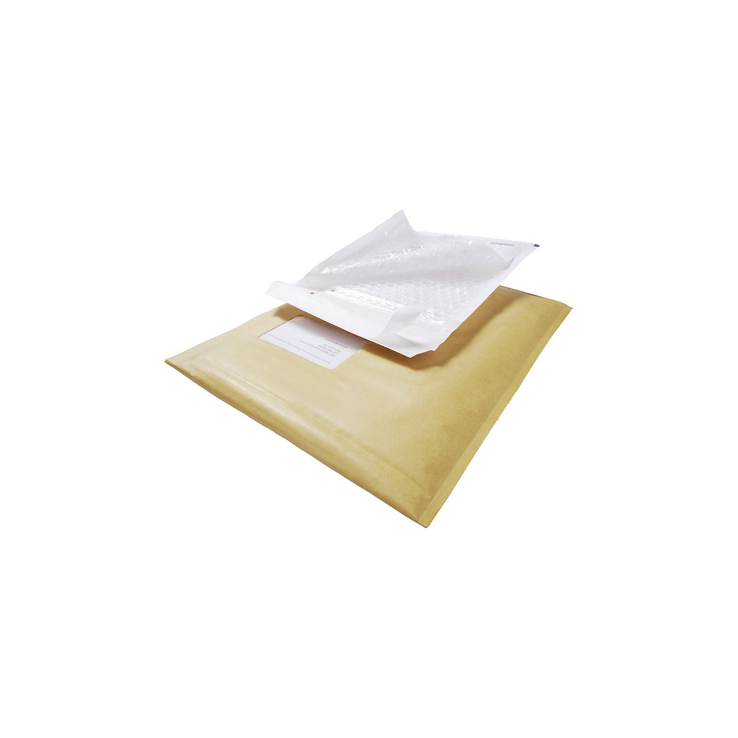 aroFOL® dispatch bag, recycled paper and protected by bubble wrap, internal LxW 265 x 215 mm, brown, pack of 100.