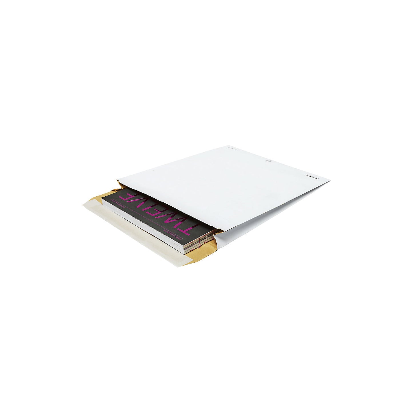 Paper padding bag, white, with side fold, internal LxW 220 x 160 mm, pack of 100.