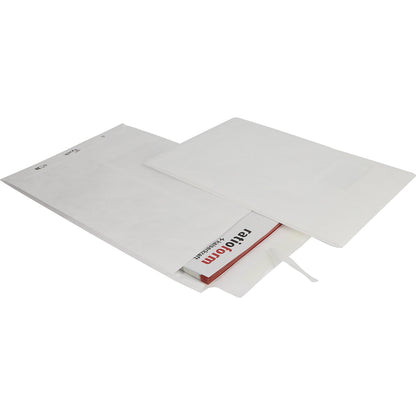 Tyvek® folding bag, tear resistant, waterproof, pack of 100, LxWxH 229 x 324 x 20 mm.