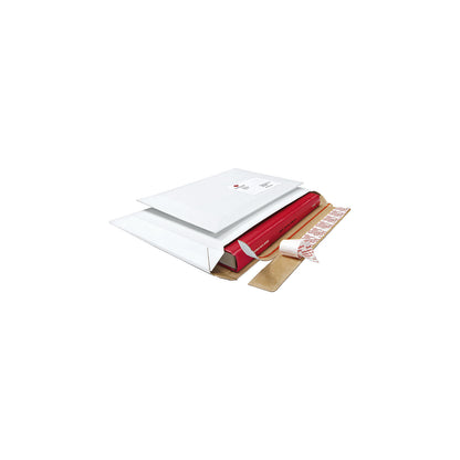 Dispatch bags, extra robust, edge protector, side opening, pack of 100, internal LxW 485 x 320 mm.