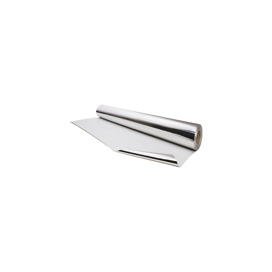 Laminated aluminium film, LxW 100 m x 1500 mm, silver.