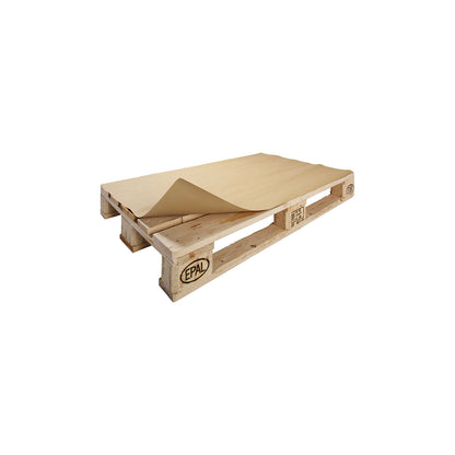 PE-coated kraft paper, for Euro pallets, LxW 1180 mm x 780 mm, pack of 50.