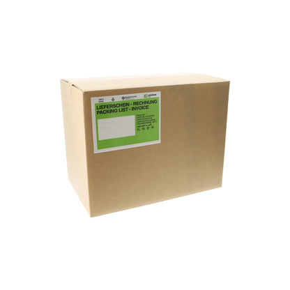 Document pouches made of paper, Packing list / Invoice imprint, pack of 1000, LxW 240 x 131 mm, green.