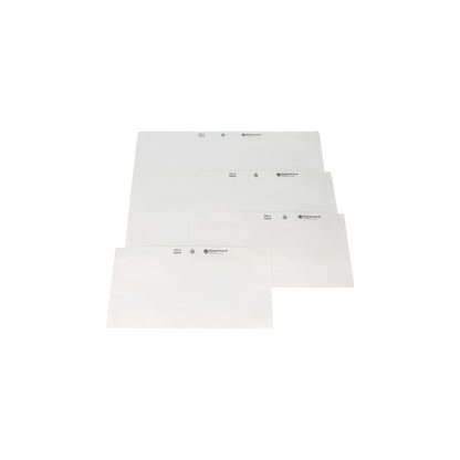 Document pouches made of paper, transparent, pack of 1000, LxW 240 x 175 mm.