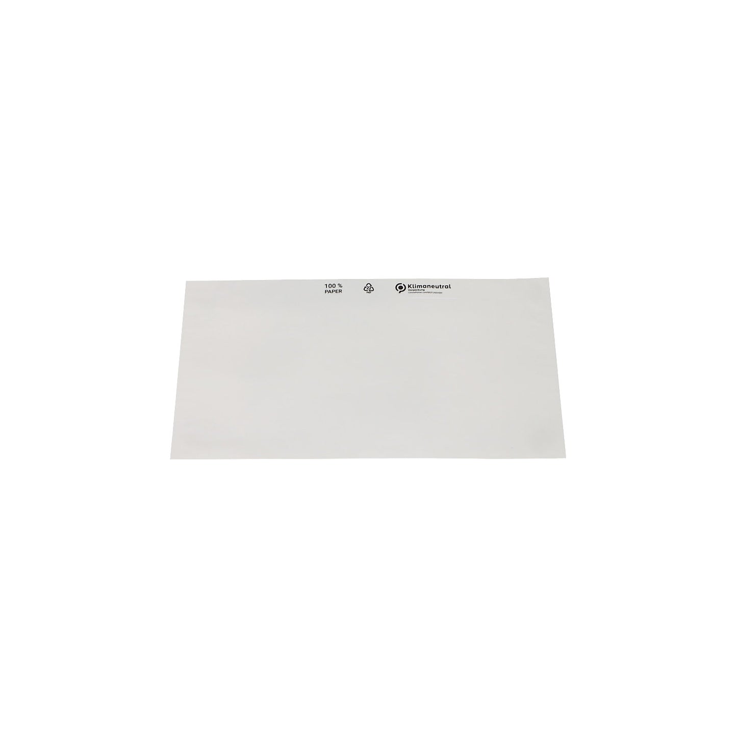 Document pouches made of paper, transparent, pack of 1000, LxW 240 x 131 mm.