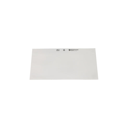 Document pouches made of paper, transparent, pack of 1000, LxW 240 x 131 mm.